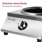 Benchstar Ceramic Induction Wok w/ Stainless Steel Body IW500 view 10