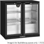 Thermaster Under Bench double Heated Glass Doors Bar Cooler with heater switch - LG-208TD