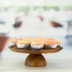 Brooklyn Acacia Cake Stand (305mm Ø x 100mm H)