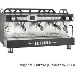 Bezzera 3 Group Moda DE PID Espresso Machine - Black
