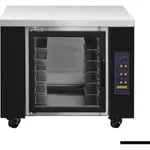Bakermax Proofer Cabinet Mpr 6 front view with glass door, black frame, and digital control panel with yellow buttons