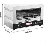 Benchstar Single Infrared Quartz Element Salamander Griller Toaster - QT-1
