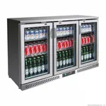 Thermaster Three Door Stainless Steel Bar Fridge/Cooler - SC316SG