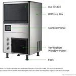 Blizzard Granular Ice Maker 120Kg - SN-128F