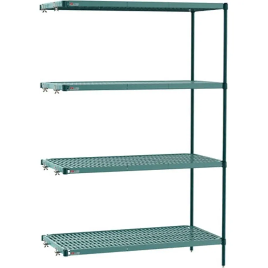 Metro Super Erecta PRO 5 Tier Add-On Polymer Mat Shelving - 18 x 72 x 74"