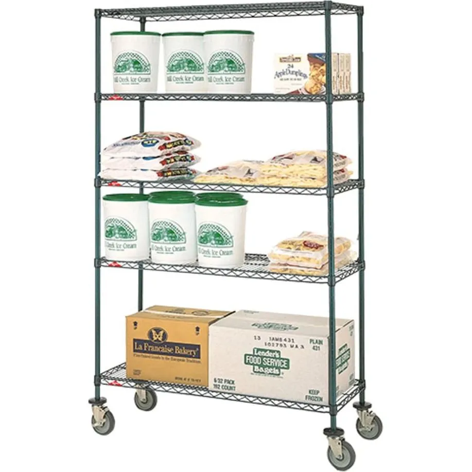 Metro Super Erecta Wire Shelving - Mobile 4 Tier 14 X 30 X 68"