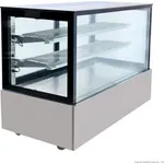 Bonvue Black Trim Square Glass Cake Display 2 Shelves - SSU150-2XB