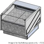 Tecnodom Square Deli Poultry Meat Display Add on U