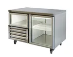 Glass Door Under Bar