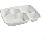 PakMax Sugarcane 5 Compartment Lunch Tray Lt 51