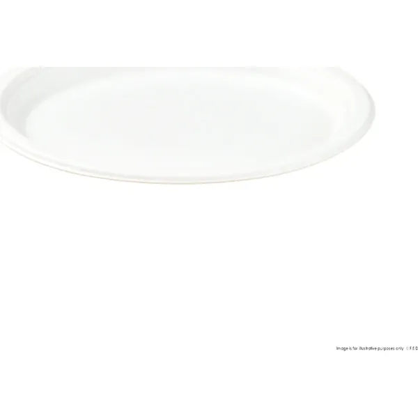 PakMax 10 Sugarcane 3 Compartment Round Plate