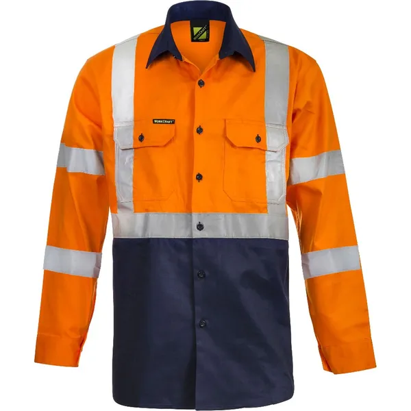 Hi Vis X Pattern Csr Ls Shirt