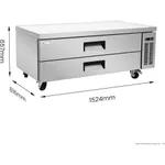 FED-X Chef Base Refrigerated Drawer Bench 360L - XCB-60