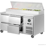 FED-X S/S Four Drawer Sandwich Counter - XSS7C13S2V-4D