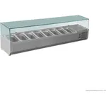 FED-X Flat Glass Salad Bench - XVRX1800/380