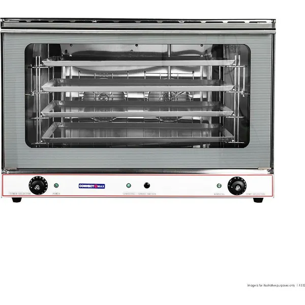 ConvectMax Heavy Duty Stainless Steel Convection Oven w/ Press Button Steam YXD-8A/15E
