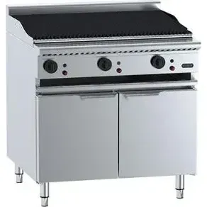 B&s Verro 900mm Char Broiler Cabinet Mounted Lpg