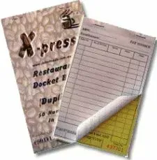 17cm Narrow Duplicate Docket Book [10 Pack]