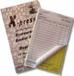 17cm Narrow Duplicate Docket Book [10 Pack]