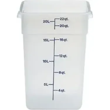 Cambro Fresh Pro Square Container Polycarbonate - Clear - 20.8ltr