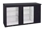 2 Door Glass Door Back Bar