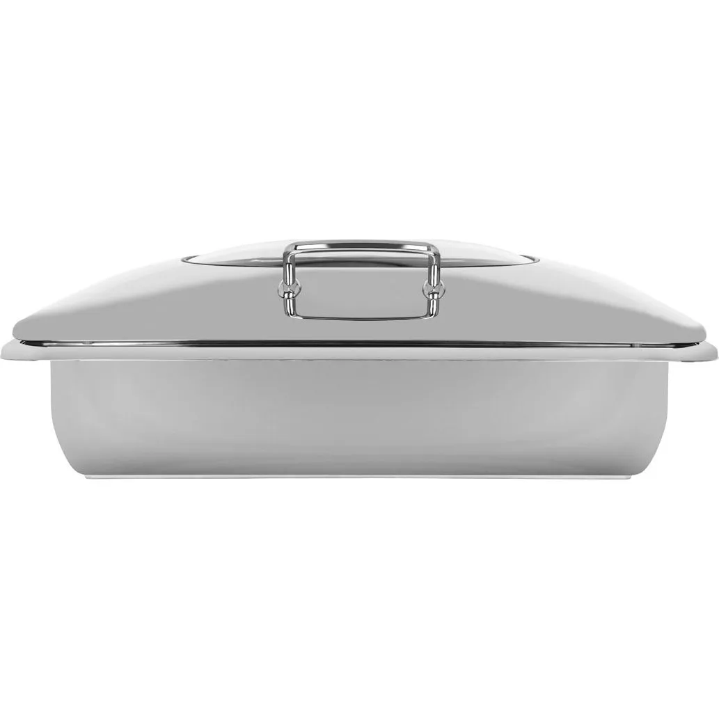 Chef Inox Ultra Rect Chafer W/Glass Lid S/S 1/1 Size
