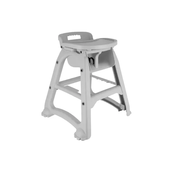 Childrens High Chair Grey Polypropylene 590x640x740mm