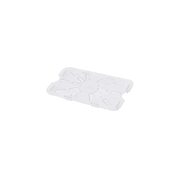 Gastronorm Drain Plate Polycarbonate 1/4 Size