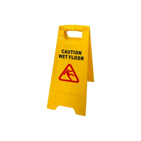 Jiwins Caution Wet Floor Sign Yellow A-Frame