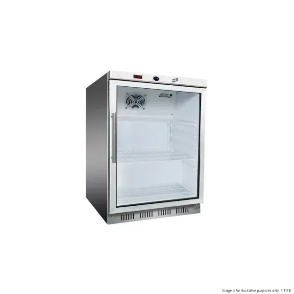 Thermaster Display Bar Fridge with Glass Door - HR200G S/S