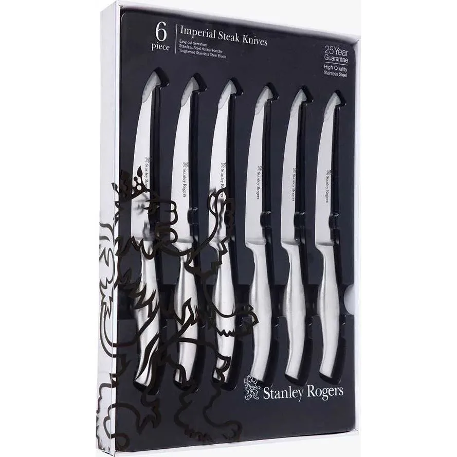 Stanley Rogers Imperial Steak Knives 6pc Set