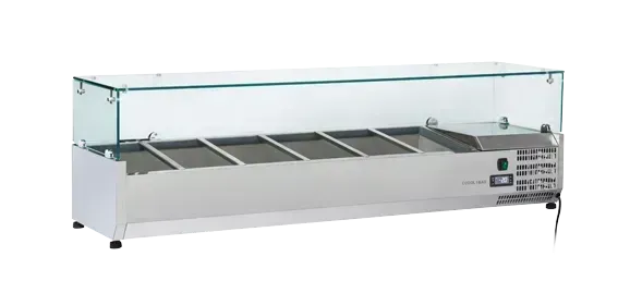1500 Glass Refrigerated Ingredient Well