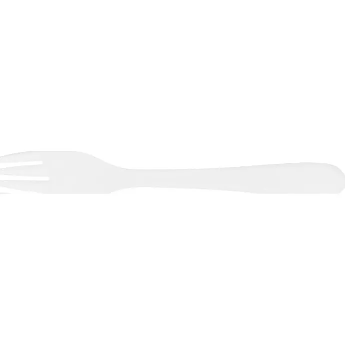 White Dessert Fork 190mm