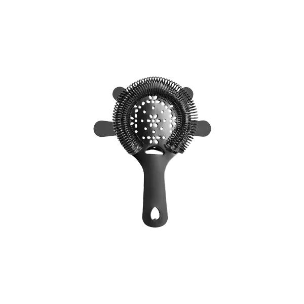 4 Prong Hawthorn Strainer with Flat Handle Gunmetal