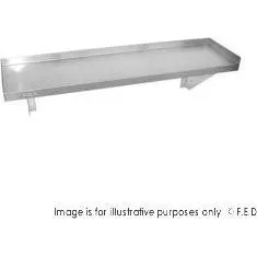 0600-WS1 600mm Solid Wallshelf