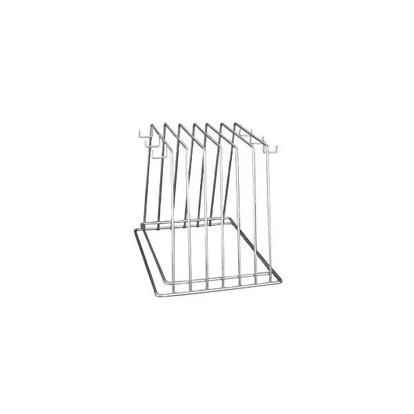Cutting Board Rack-6 Slot, W/Hooks