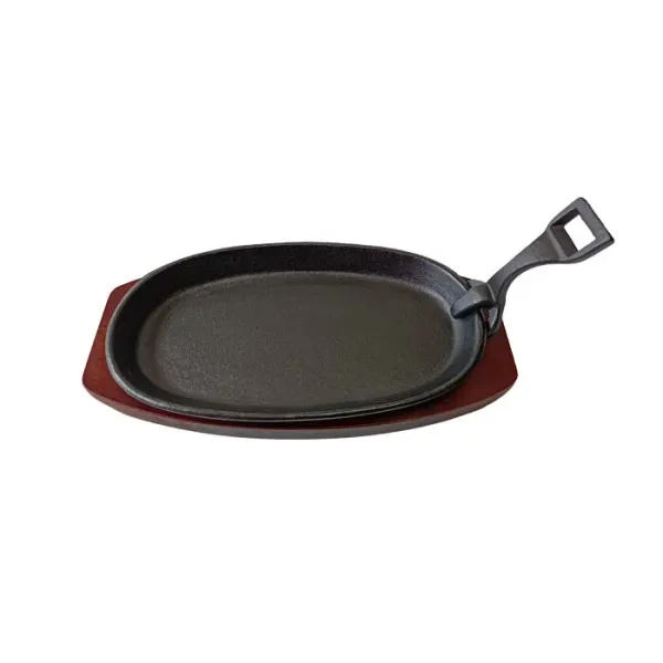Steak Sizzler With Base 240 X140mm Cast Iron