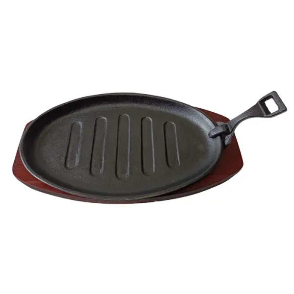 Steak Sizzler With Base 290 X180mm Cast Iron