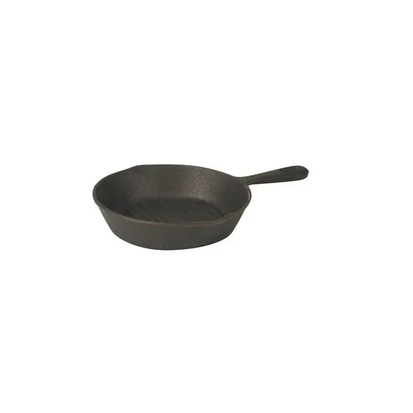 Round Skillet-Cast Iron | Ribbed | 200mm