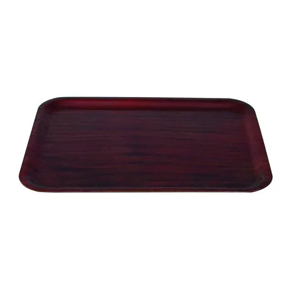 Rect. Wood Tray-Mahogany, 600x450mm