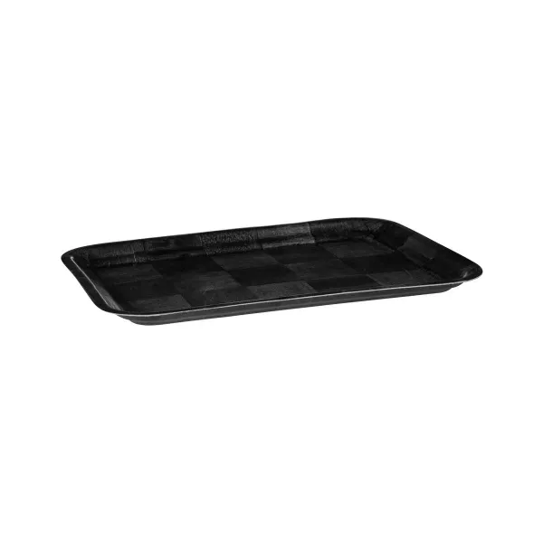 Rect Tray-W/Wood, 300x400mm