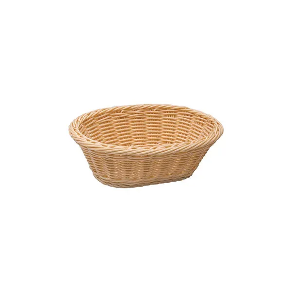Bread Basket Heavy Duty Polypropylene Oval — 240x170x80mm