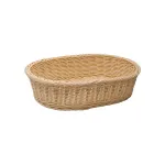 Bread Basket Heavy Duty Polypropylene Oval — 380x270x90mm