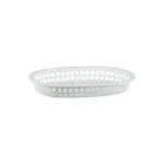 Bread Basket Rectangular Polypropylene White — 270x180x40mm