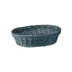 Basket Polypropylene Oval Grey — 235x185mm