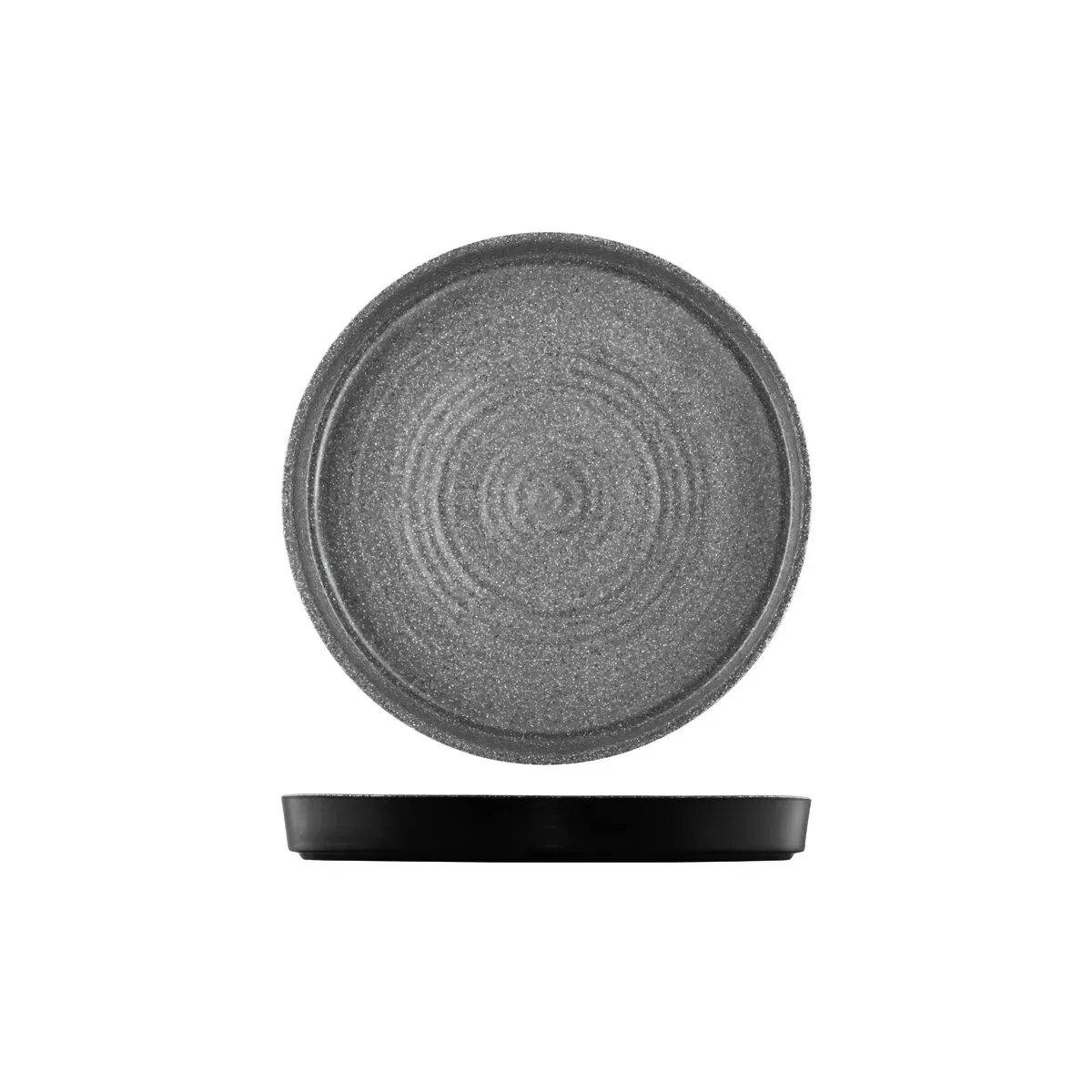 Infuse Platter - 305mm Ø | 40mm H - Stone Grey