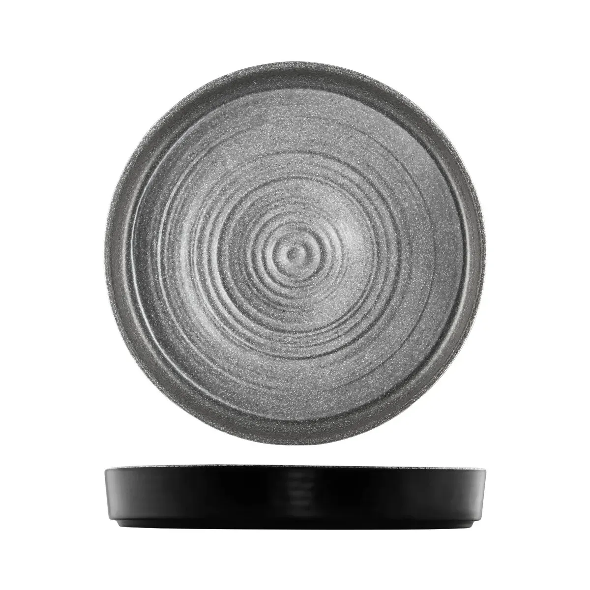 Infuse Platter - 406mm Ø | 62mm H - Stone Grey
