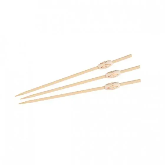 Bamboo Skewer-Aztec Ends| 120mm | 100pcs/Pack