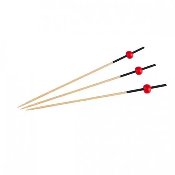 Bamboo Skewer-Rio Ends| 120mm | 100pcs/Pack