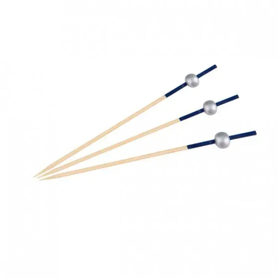 Bamboo Skewer-Marine | 100mm | 100pcs/Pack